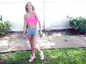 Jojo Austin is getting picked up outdoors